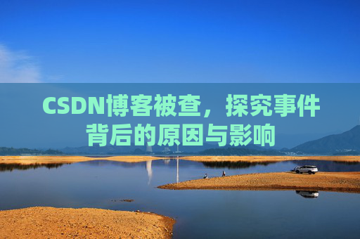 CSDN博客被查,探究事件背后的原因与影响
